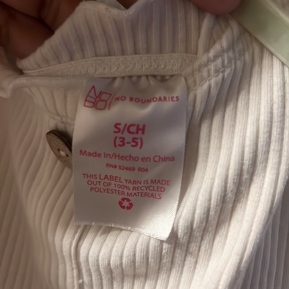 Casual White Ribbed Mini Bodycon Dress - Picture 6 of 6